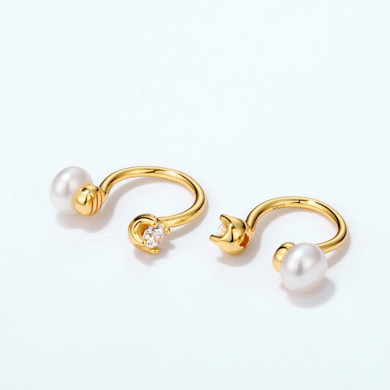 Non Pierced Pearl Earrings