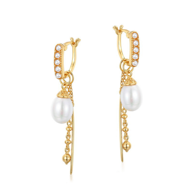 Clip On Pearl Earrings Earrings