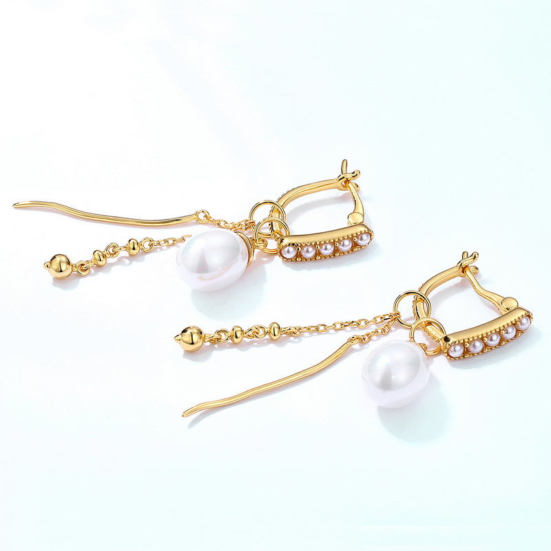 Clip On Pearl Earrings Earrings