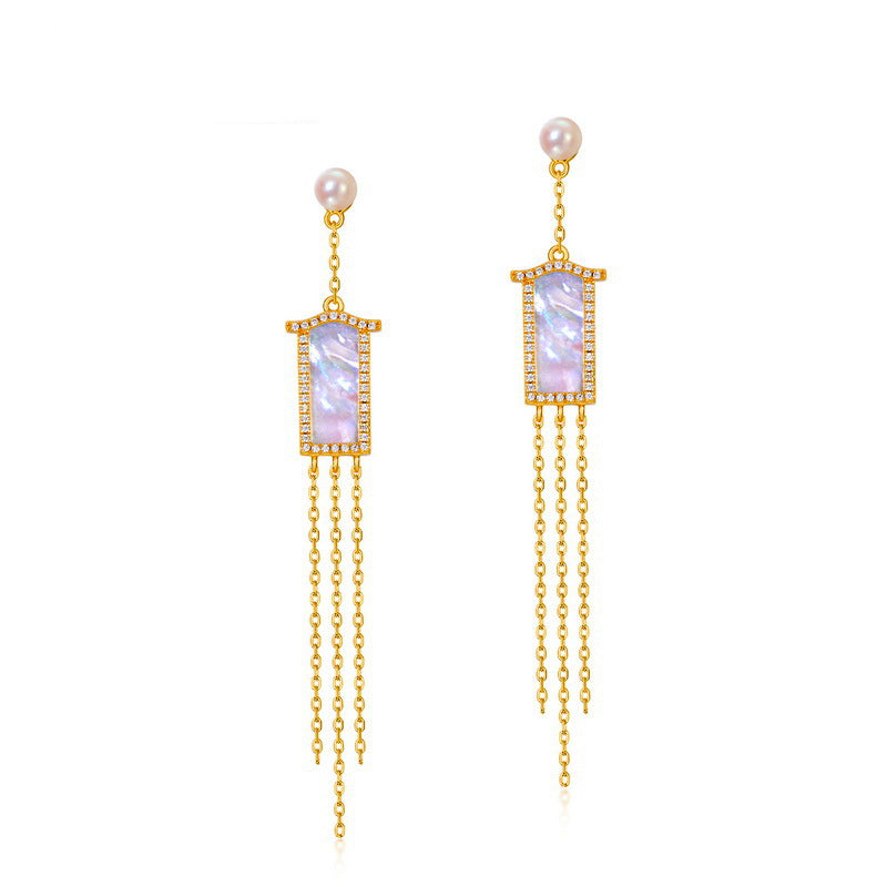 Tassel Palace Lantern Earrings