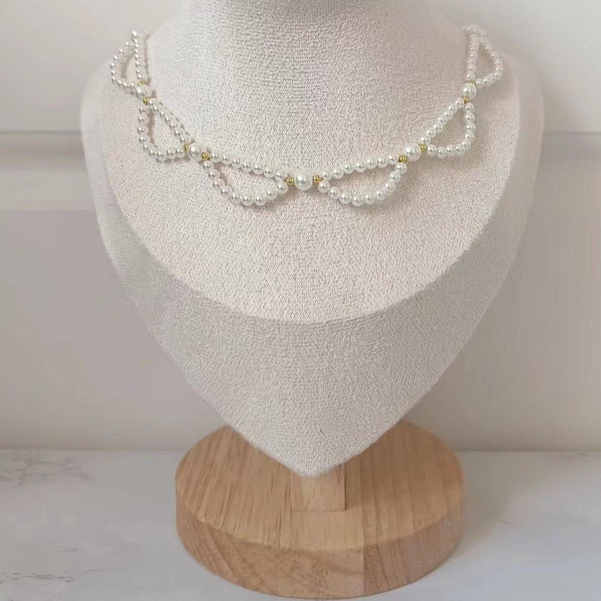 DIY 014 | Lace Pearl Necklace