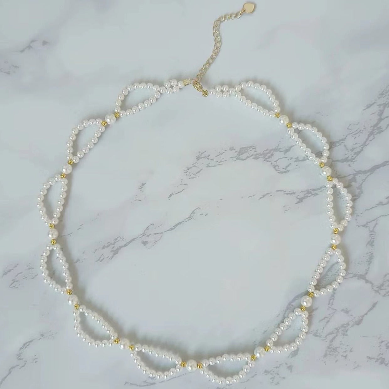 DIY 014 | Lace Pearl Necklace