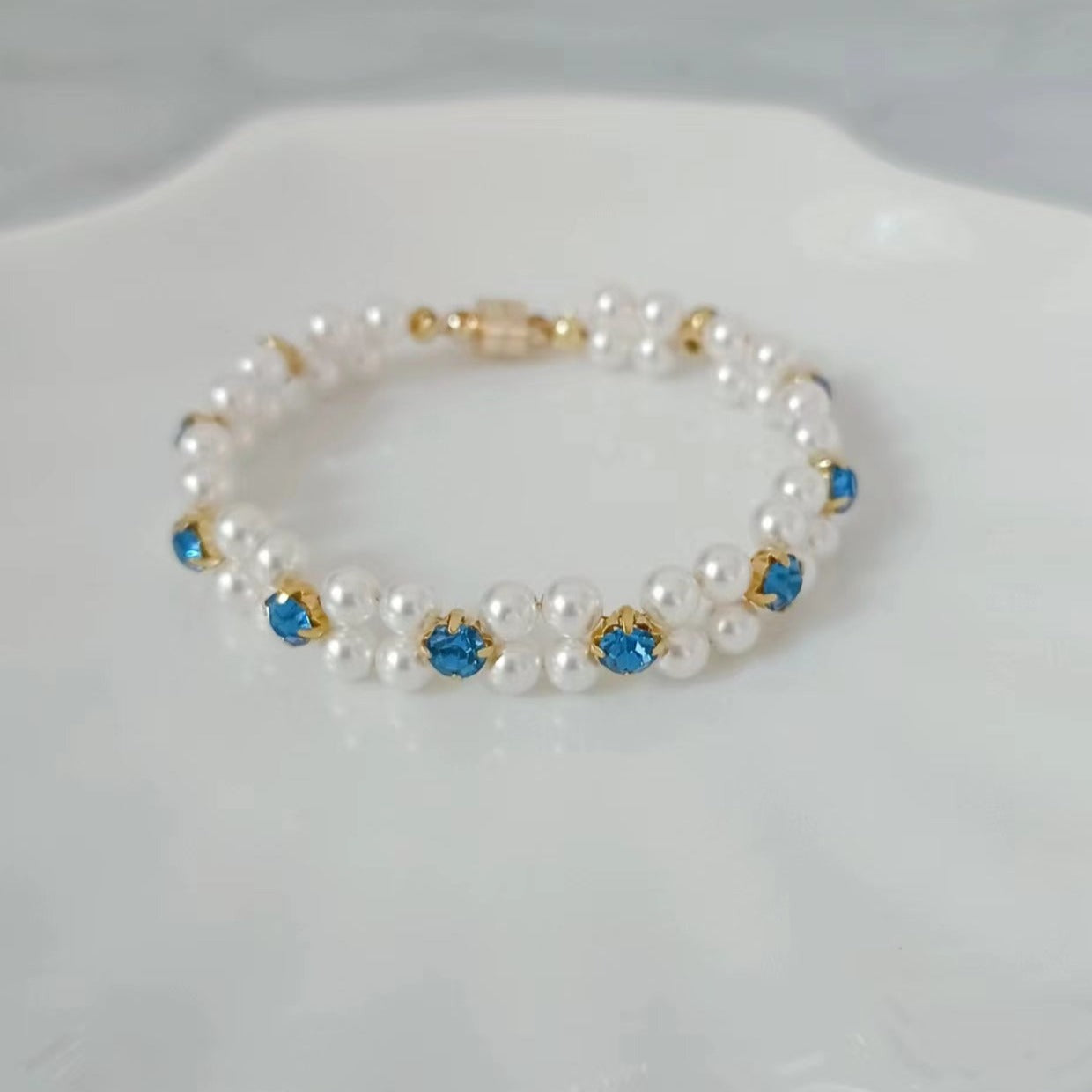 DIY 015 | Diamond And Pearl Bracelet