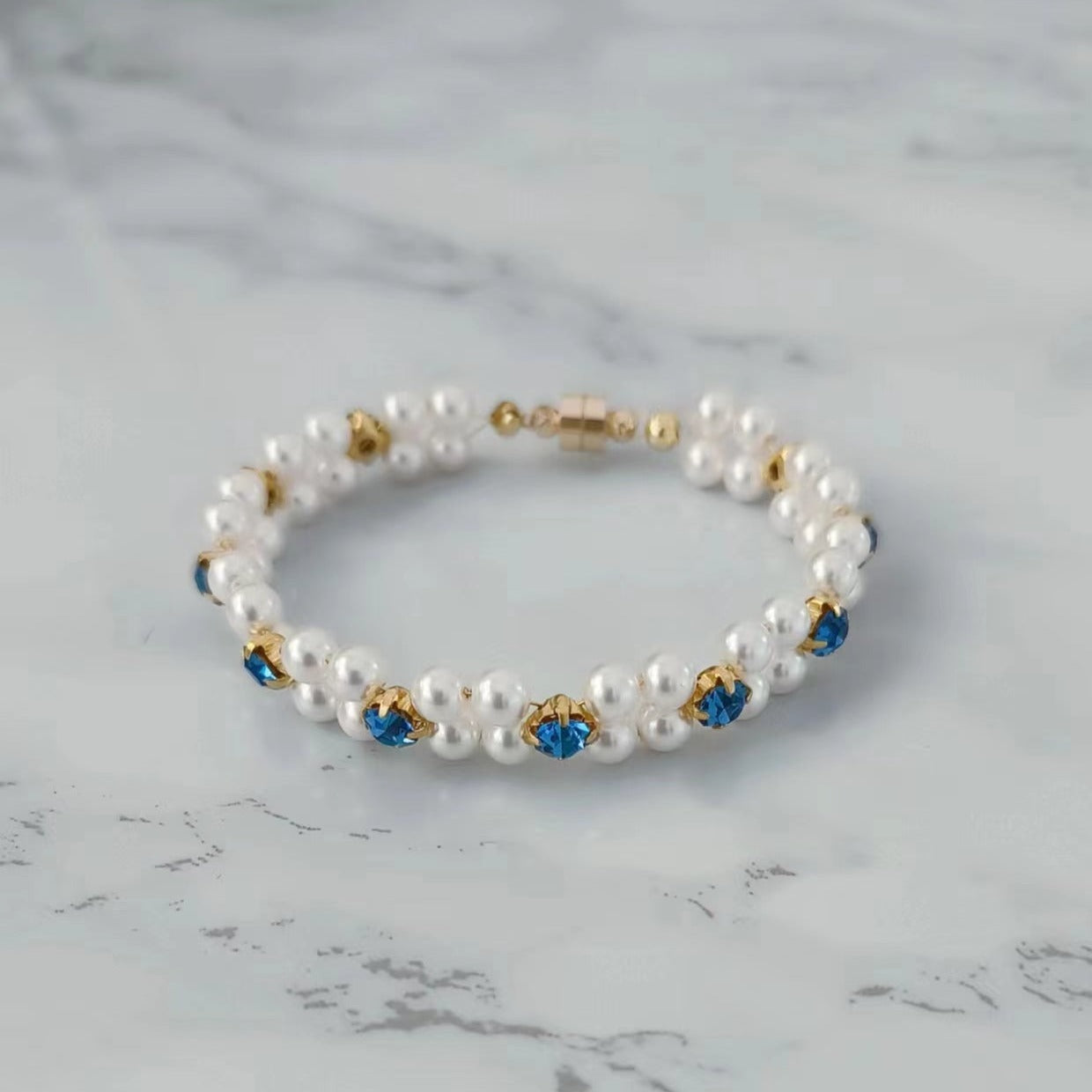 DIY 015 | Diamond And Pearl Bracelet
