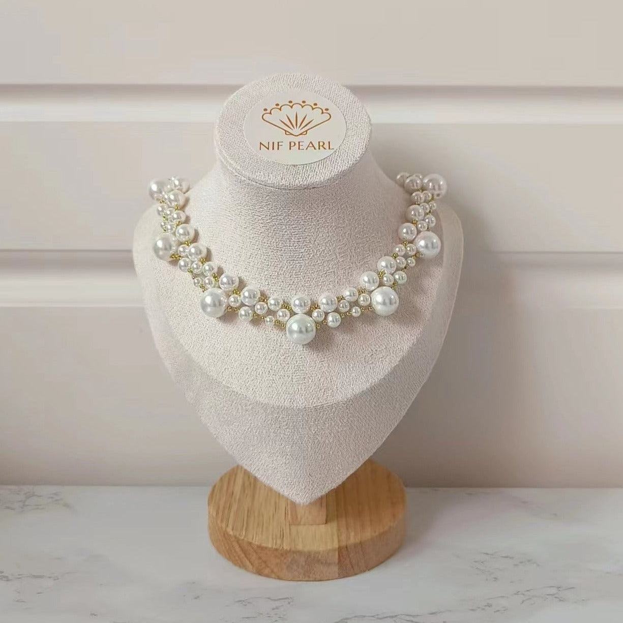 Handmade Wedding Pearl Necklace