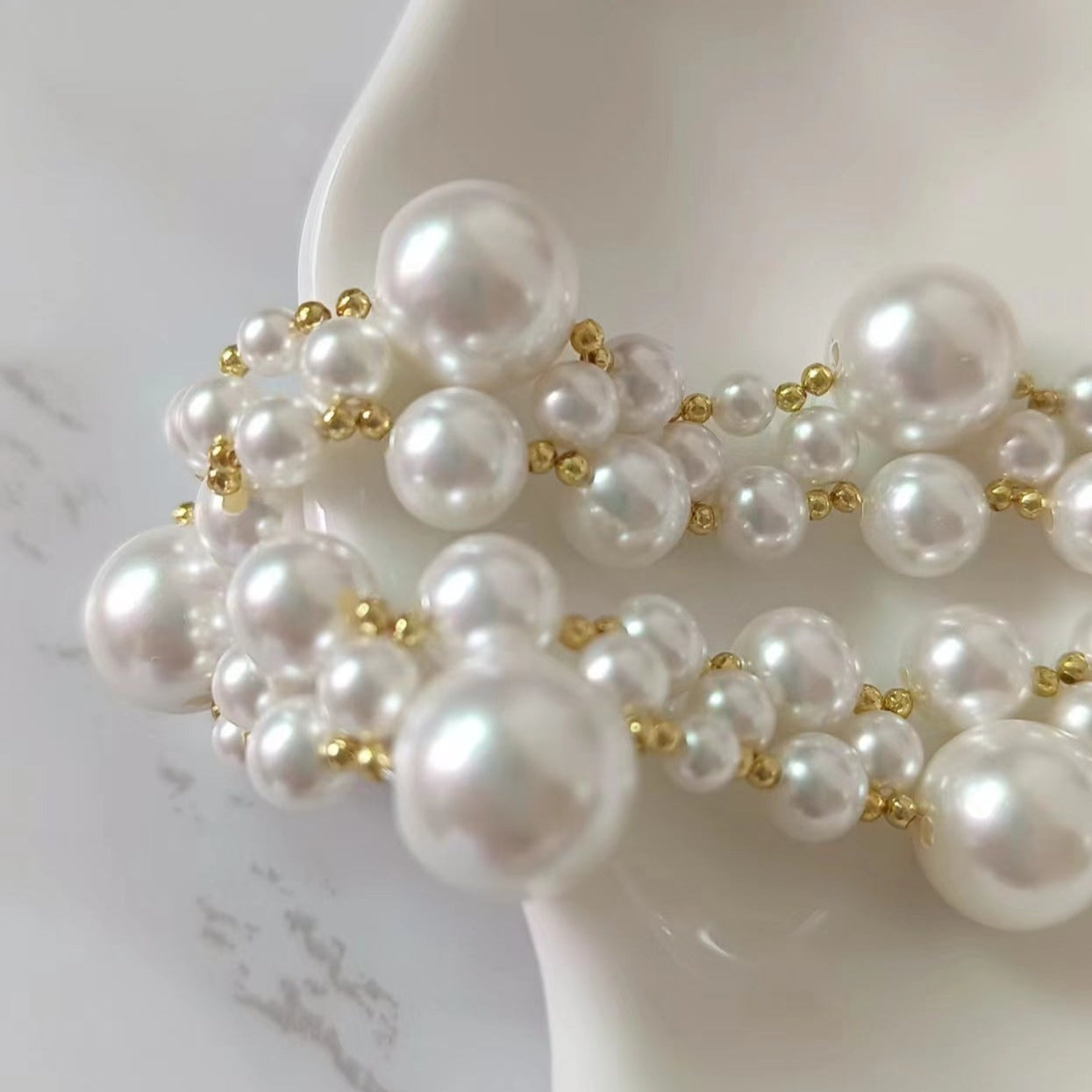 Handmade Wedding Pearl Necklace