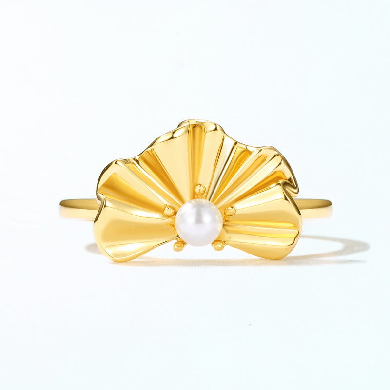 Gesang Flower Pearl Ring