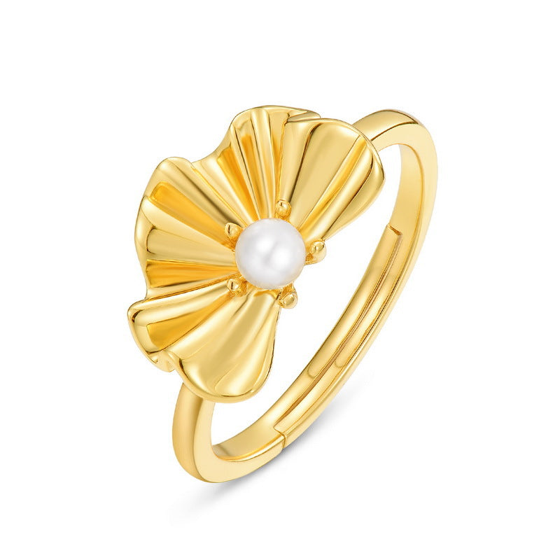 Gesang Flower Pearl Ring