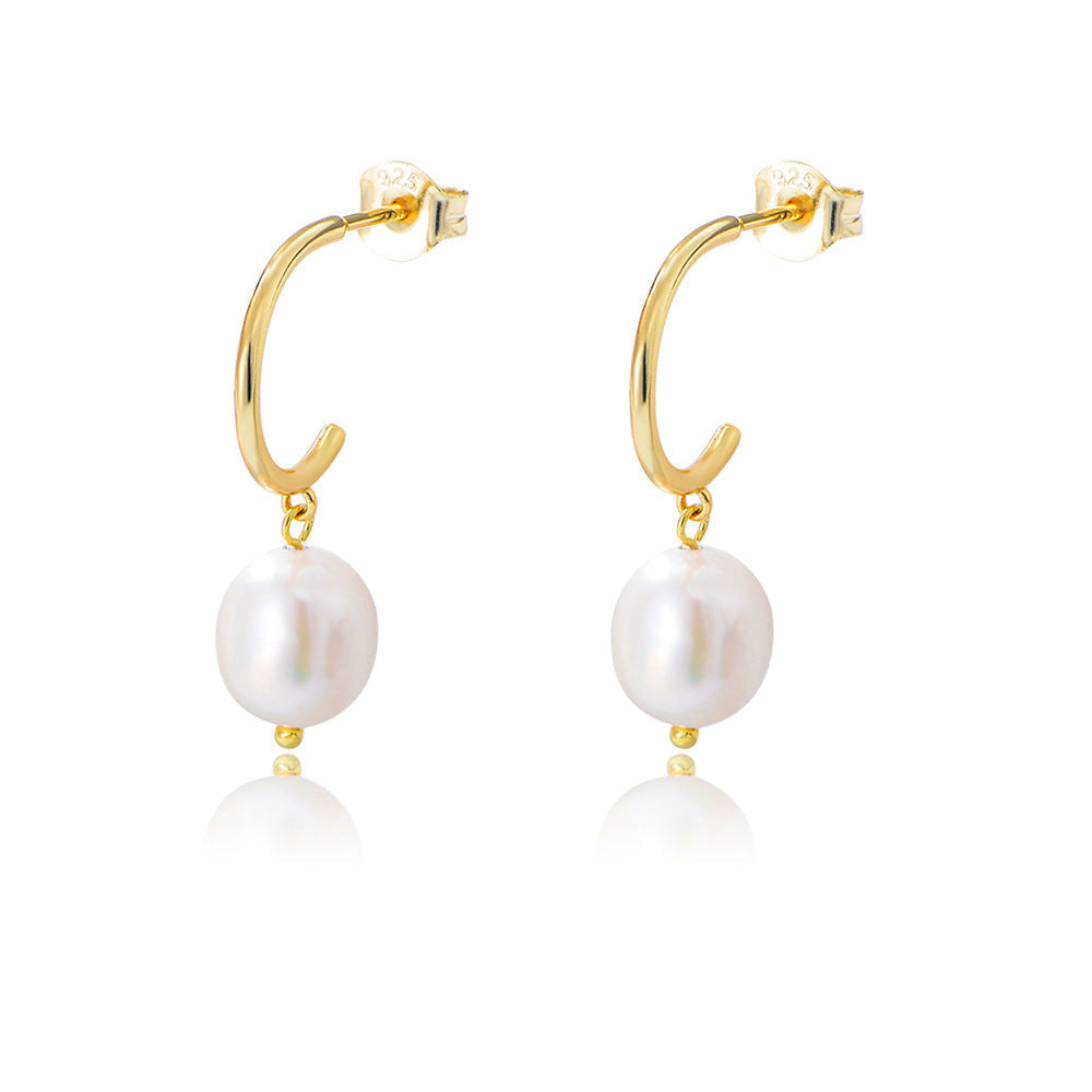 Baroque Pearl Drop Earrings