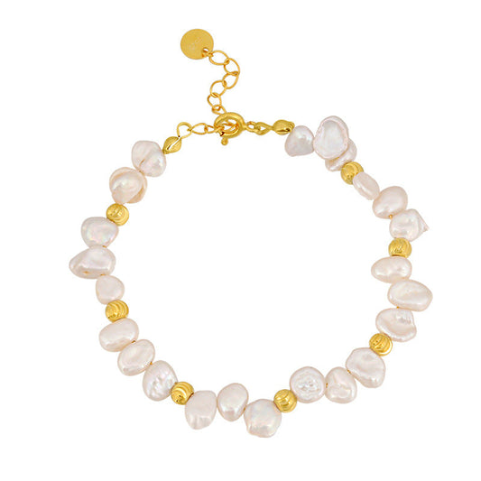 Natural Baroque Pearl Bracelet