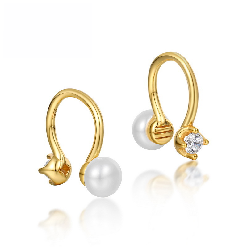 Non Pierced Pearl Earrings