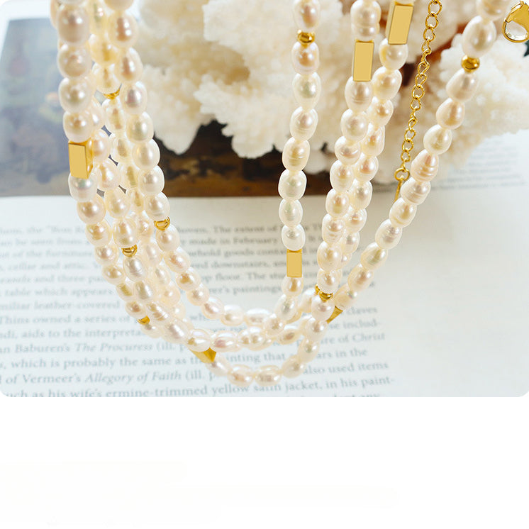 Classic French Style Freshwater Pearl Necklace