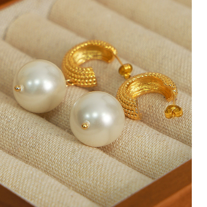 Fashion Pearl Drop Earrings