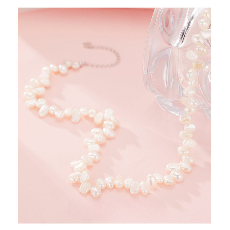 Natural Wild Baroque Pearl Necklace