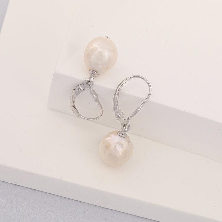 Natural Pearl Dangle Earrings