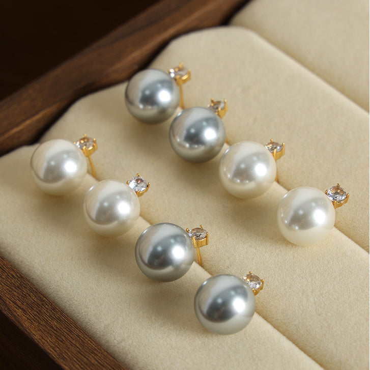 12mm Pearl Stud Earrings