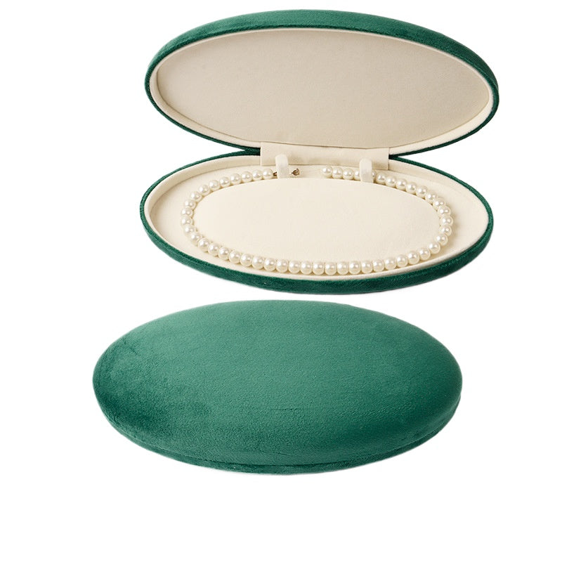 Luxury Oval Pearl Necklace Jewelry Box