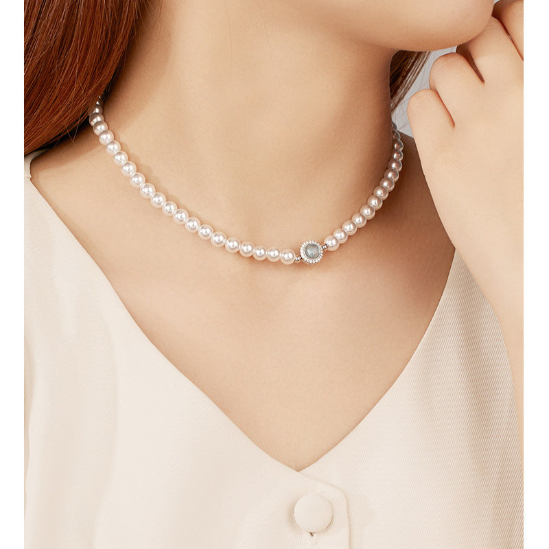 Ocean Star Gem Swarovski Pearl Necklace