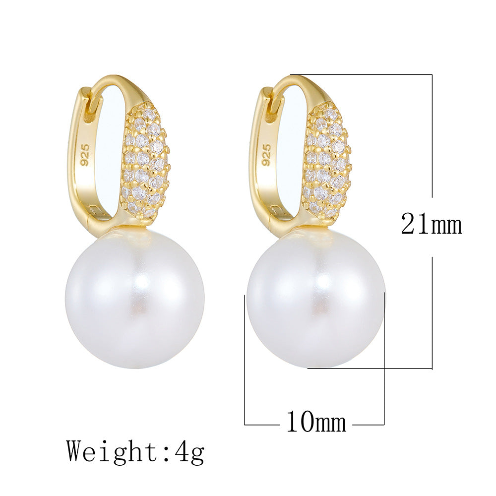 Clip On 10mm Pearl Earrings