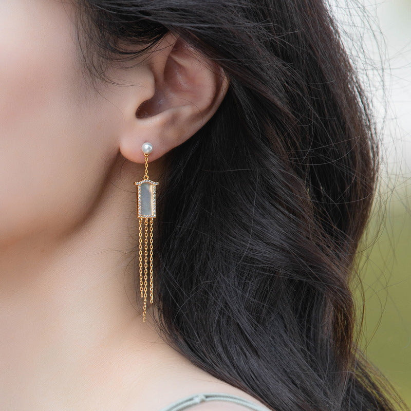 Tassel Palace Lantern Earrings