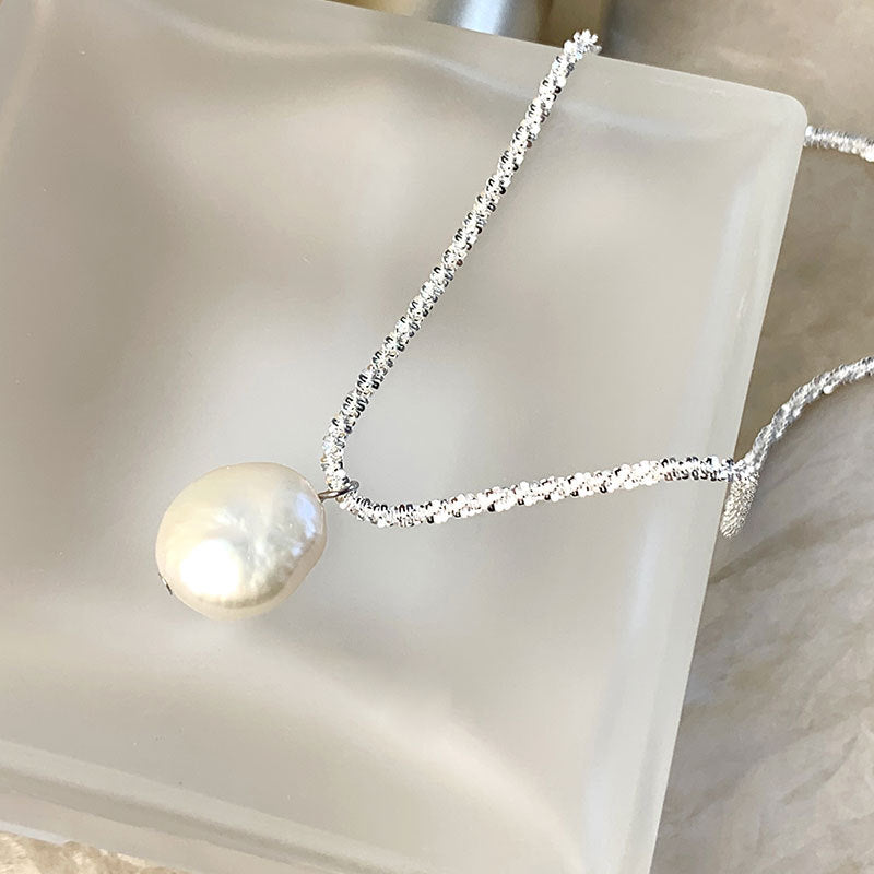 12mm Baroque Pearl Pendant Necklace