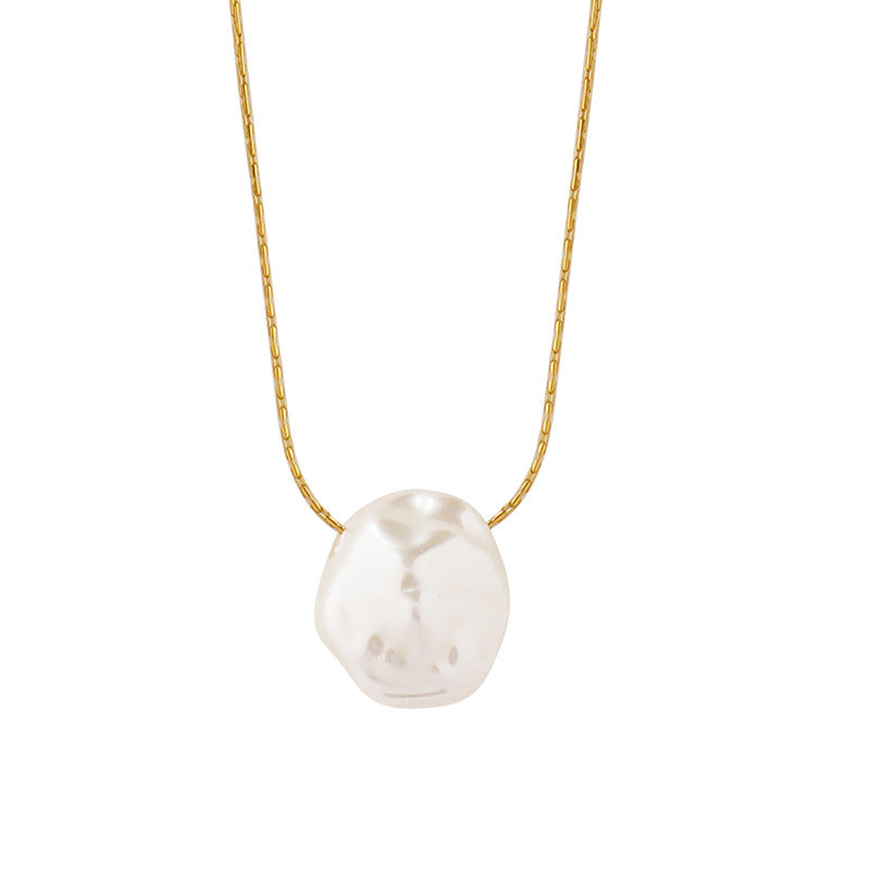 Personality Baroque Pearl Pendant Necklace