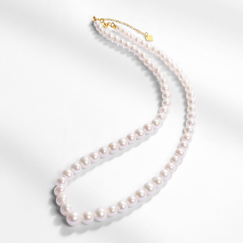 Natural Freshwater Pearl Strand Necklace