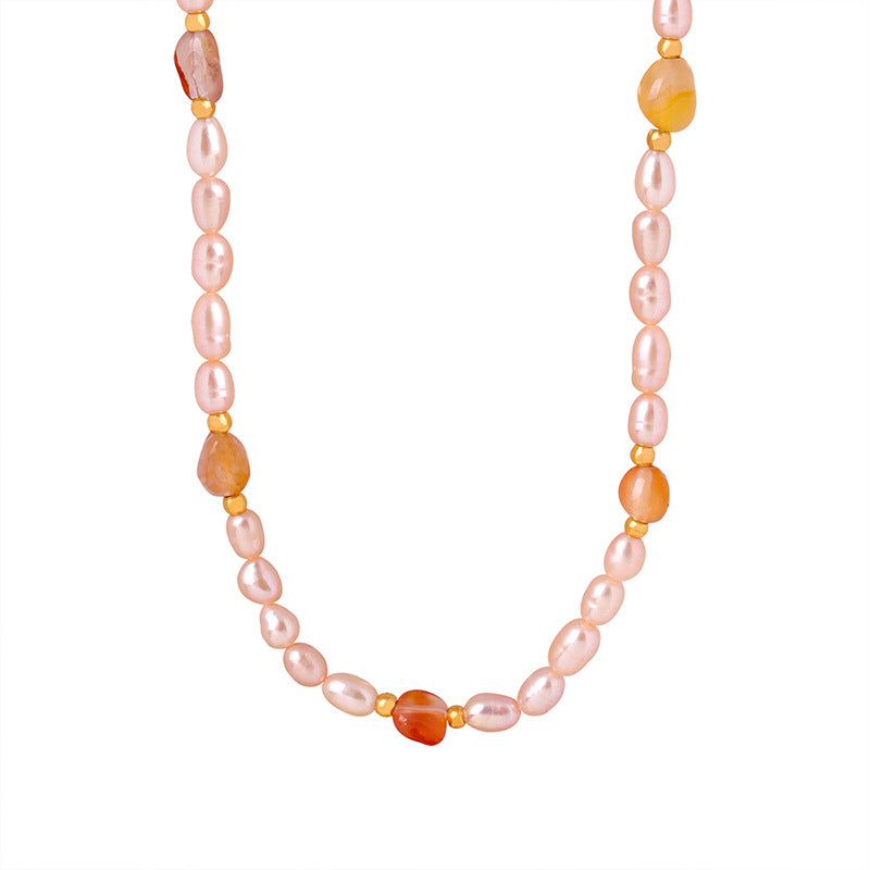 Pink Pearl Necklace