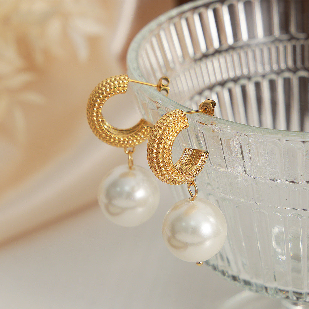 Fashion Pearl Drop Earrings