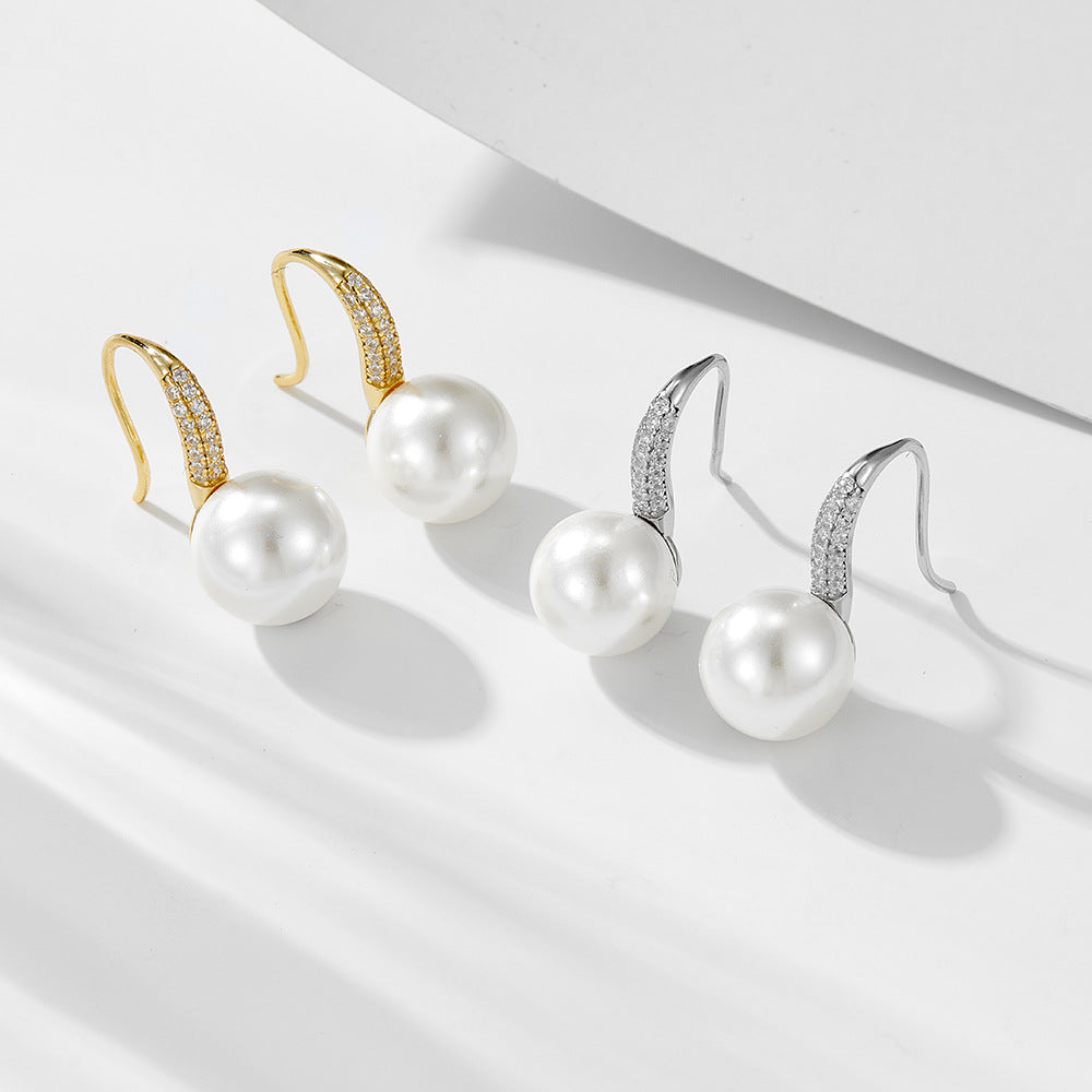 Hook 10mm Pearl Earrings