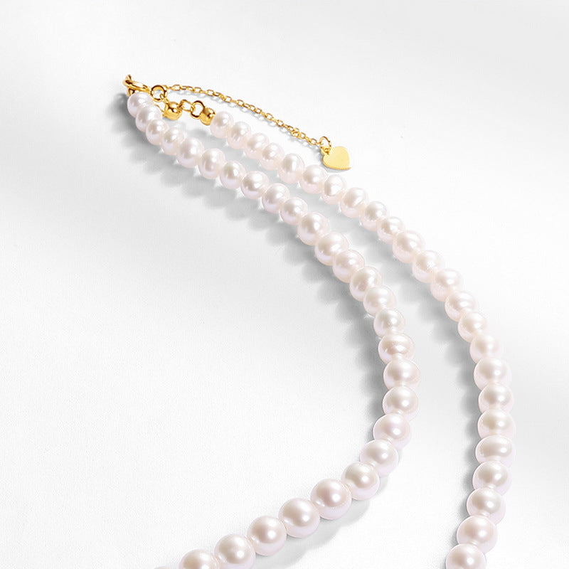 Natural Freshwater Pearl Strand Necklace