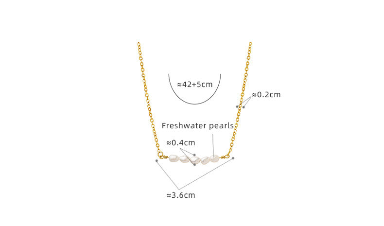 Simple Freshwater Pearl Pendant Necklace