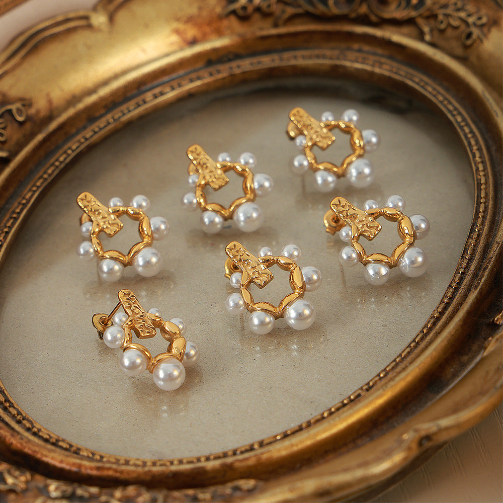 Luxury Vintage Pearl Earrings