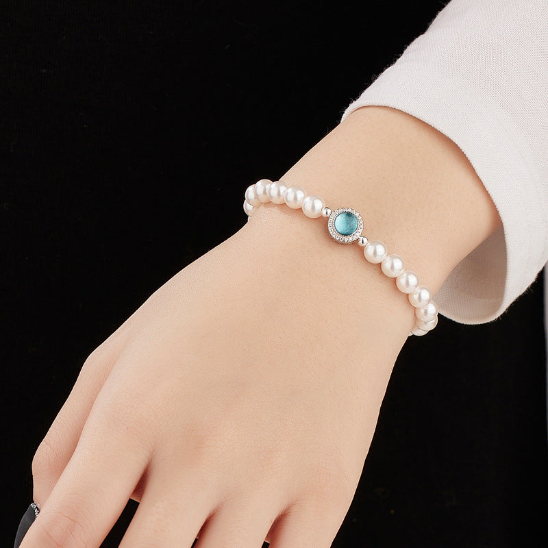 Ocean Star Gem Pearl Bracelet