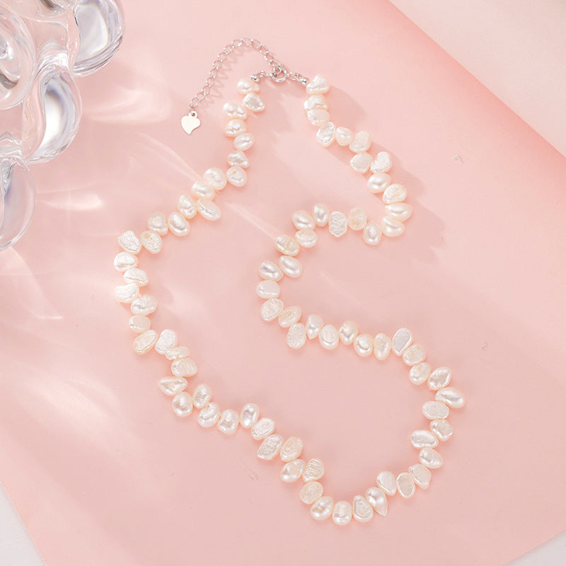 Natural Wild Baroque Pearl Necklace