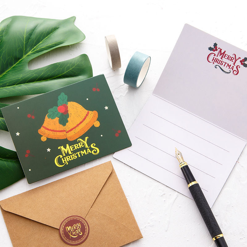 Merry Christmas Greeting Cards with Envelope - Random delivery