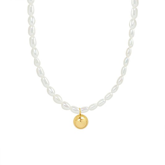 Pearl Collarbone Necklace