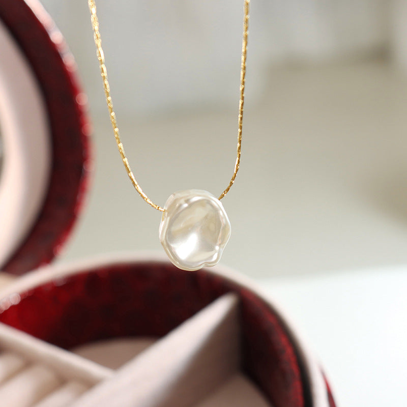 Personality Baroque Pearl Pendant Necklace