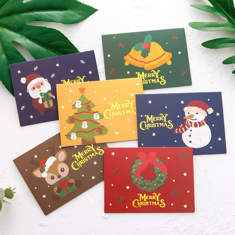 Merry Christmas Greeting Cards with Envelope - Random delivery