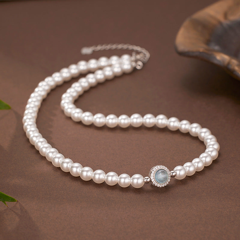 Ocean Star Gem Swarovski Pearl Necklace