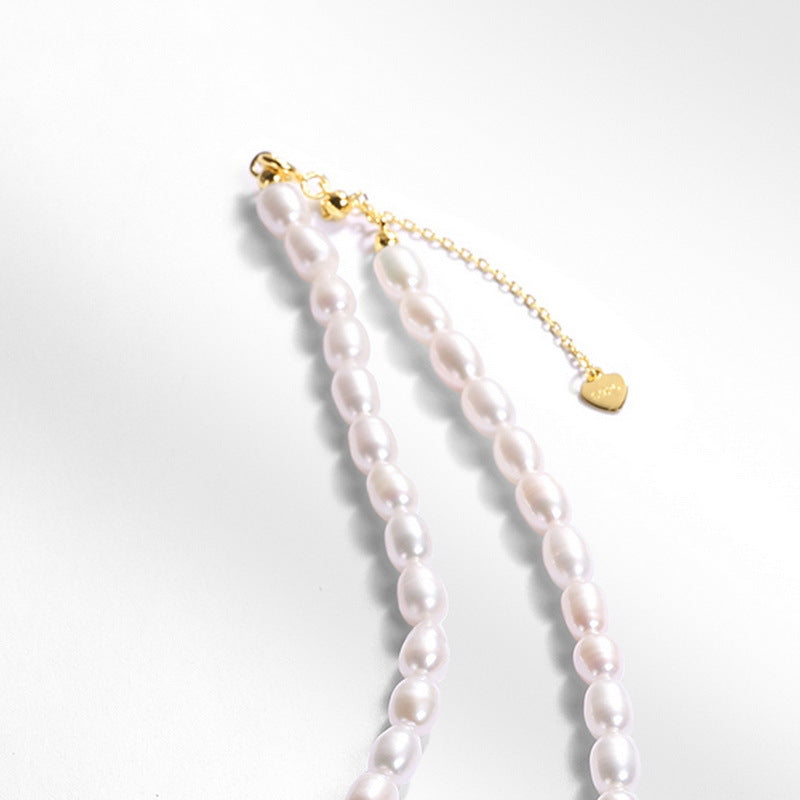 Minimalistic Classic Freshwater Pearl Strand Necklace