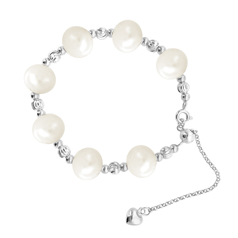 S925 Beads and Freshwater Peal Bracelet