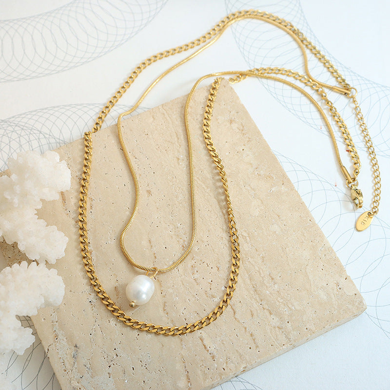 Influencer Three Layered Stacked Necklaces