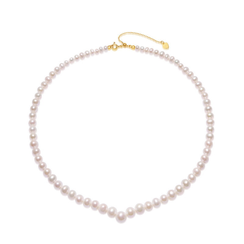 Natural Freshwater Pearl Strand Necklace