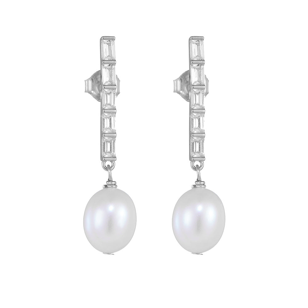 Exquisite Freshwater Pearl Dangle Earrings