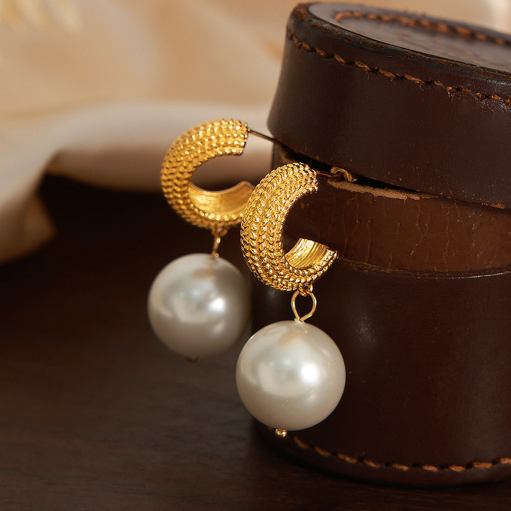 Fashion Pearl Drop Earrings