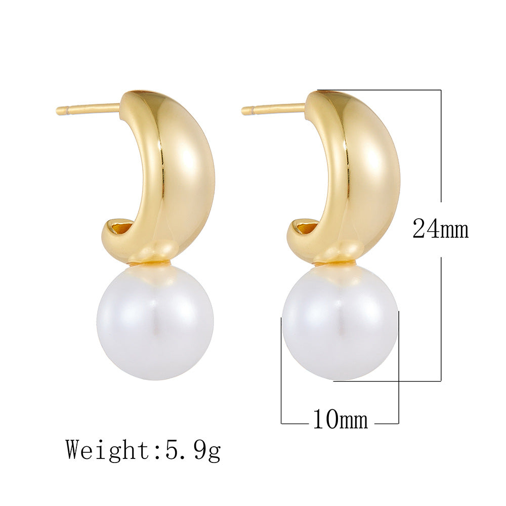 10mm Pearl Stud Earrings