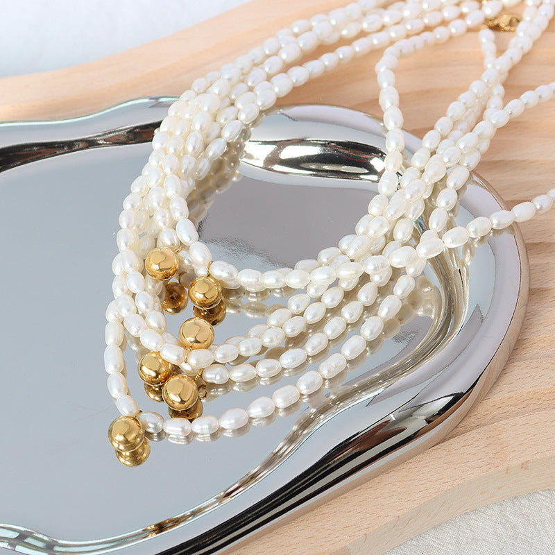 Pearl Collarbone Necklace