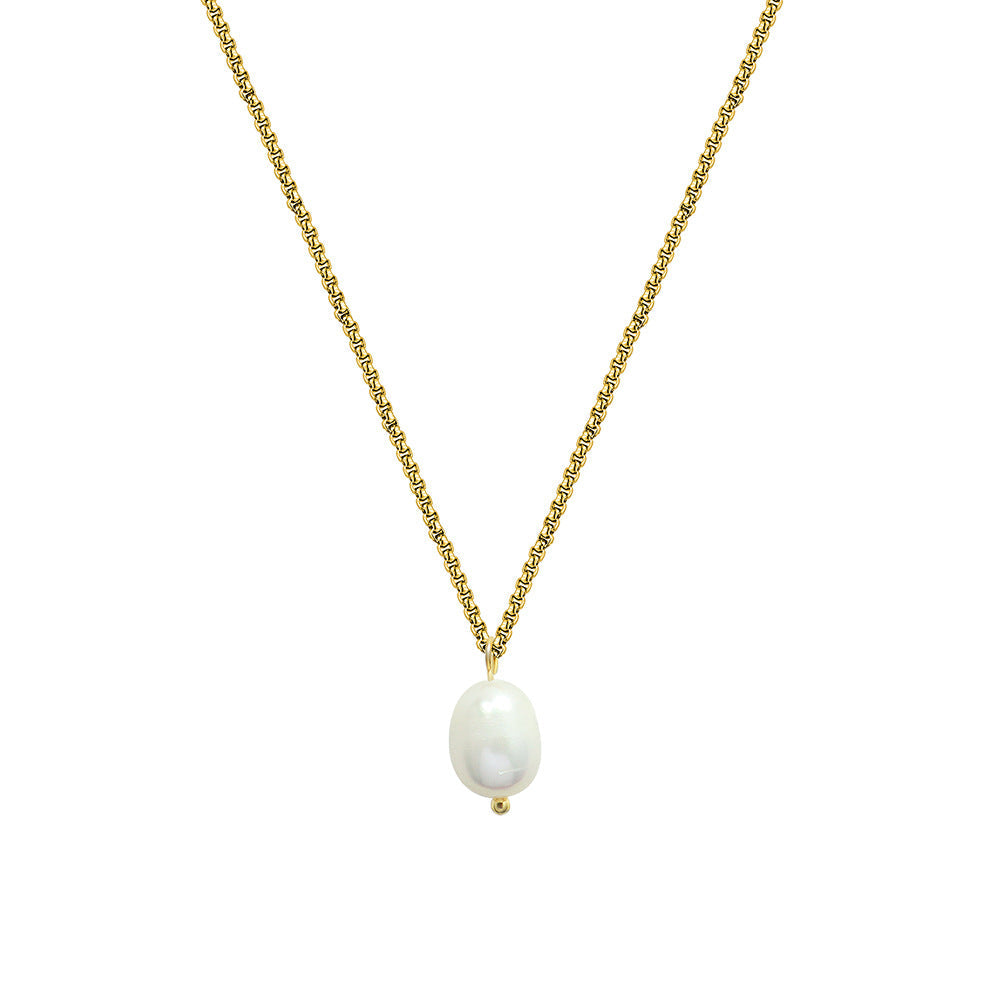 Single Freshwater Pearl Pendant Necklace