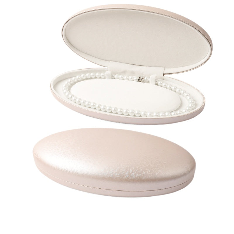 Luxury Oval Pearl Necklace Jewelry Box